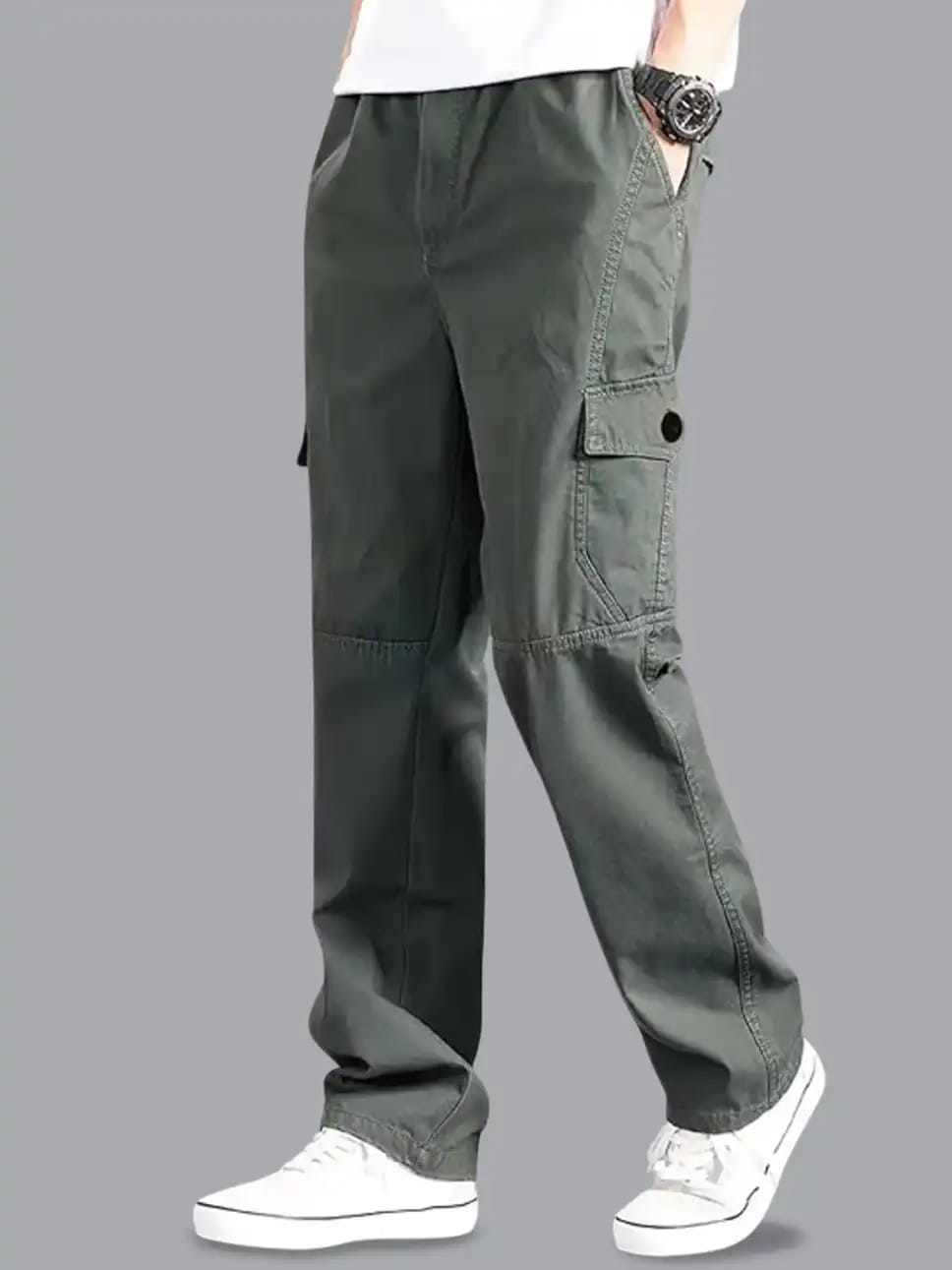 Men’s Olive Green Cargo Pants
