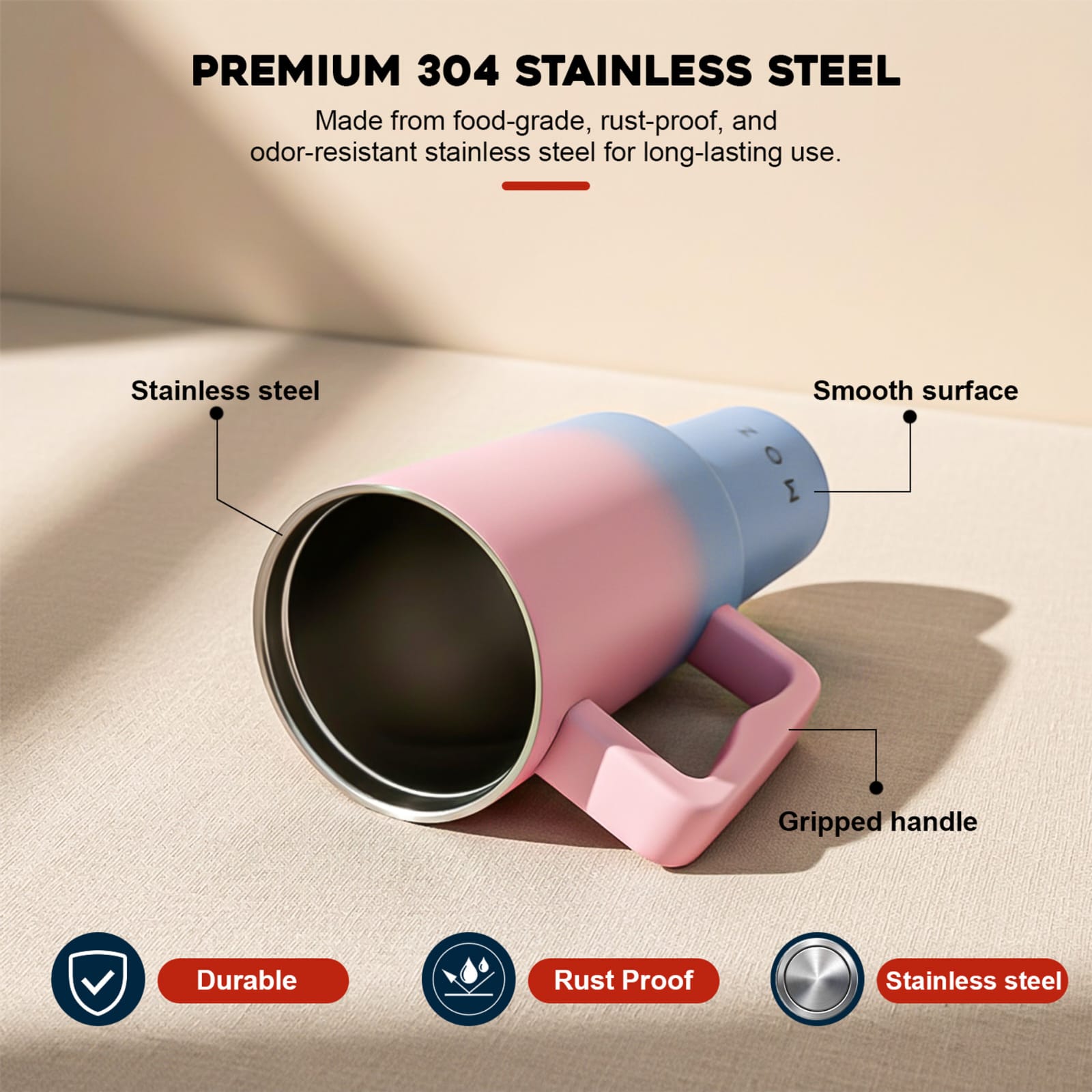 Stainless-Steel Vacuum Travel Tumbler