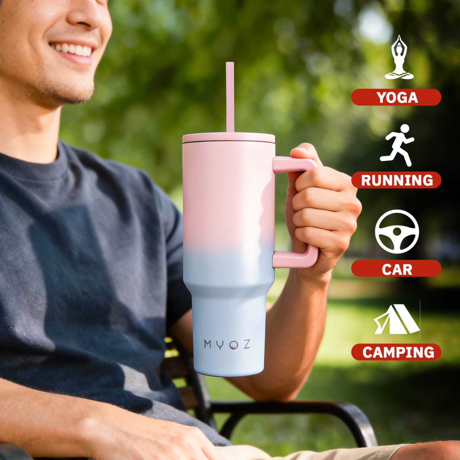 Stainless-Steel Vacuum Travel Tumbler
