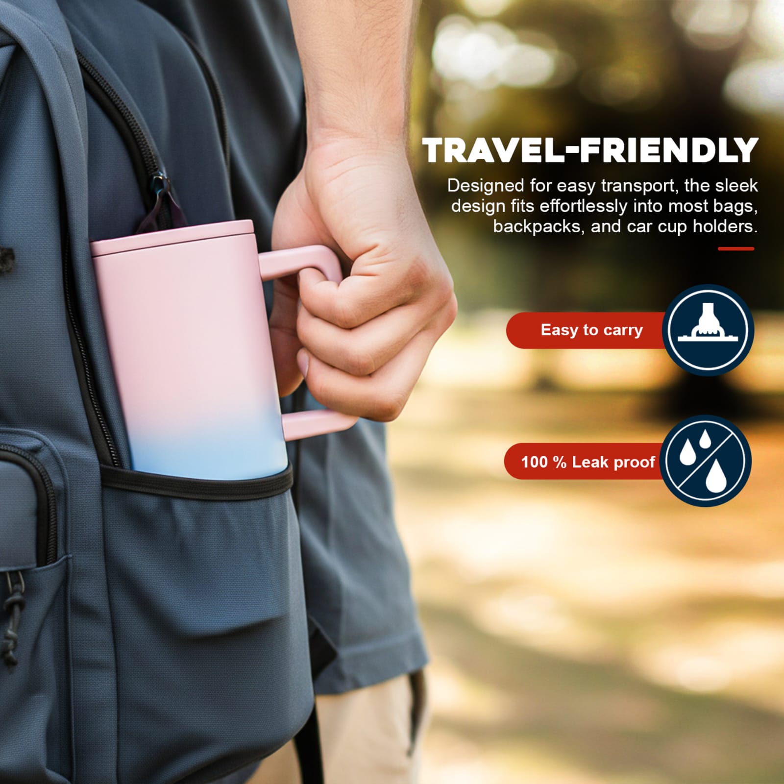 Stainless-Steel Vacuum Travel Tumbler