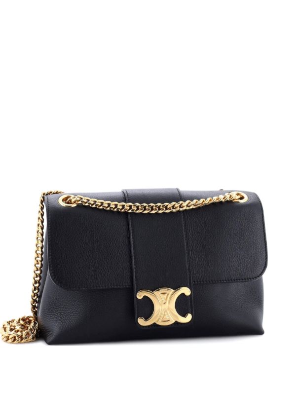 Elegant Black Chain Sling Bag