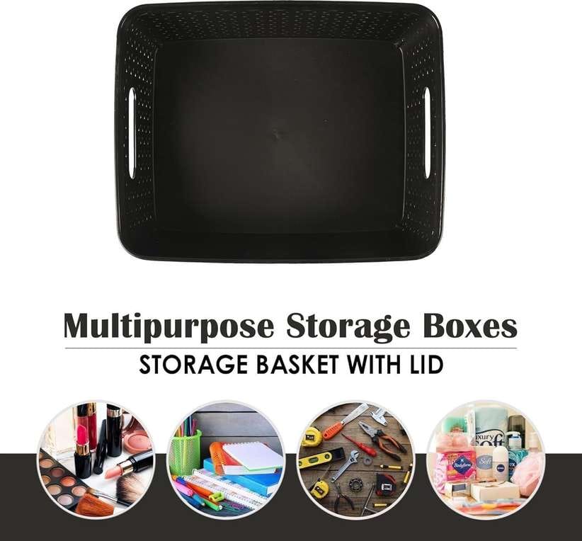 VR Pack of 3 Plastic Grocery Containers