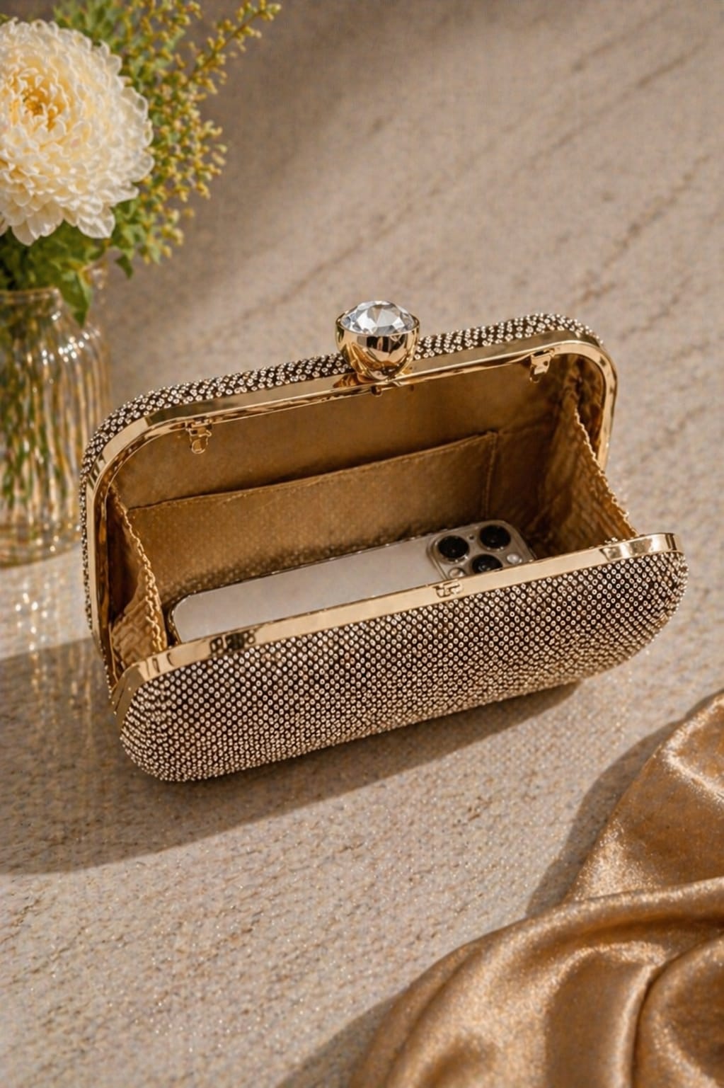 Luxury Crystal Clutch for Women
