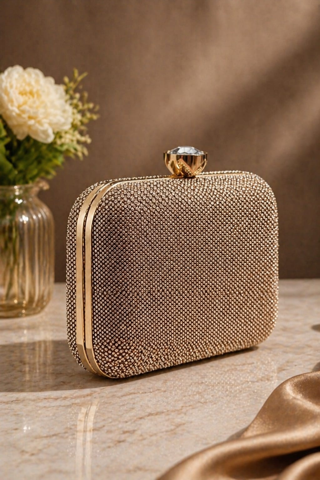 Luxury Crystal Clutch for Women