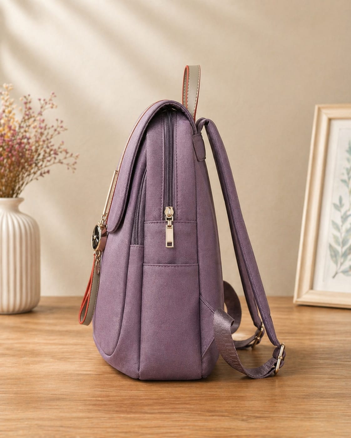 Elegant Women’s Lavender Backpack