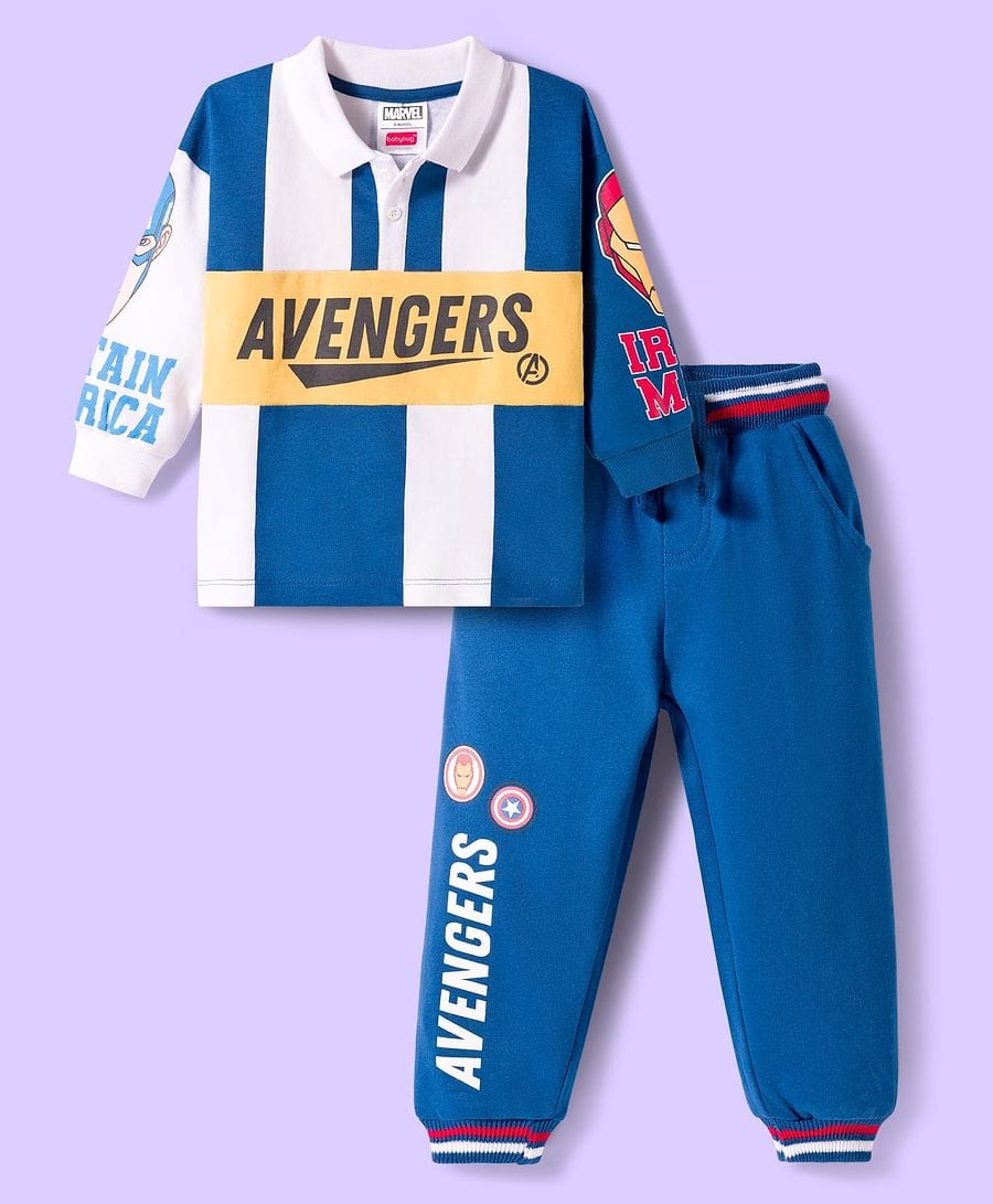 Boys Co-Ord Set for Kids | Full Sleeve Printed T-Shirt & Jogger Pants Set