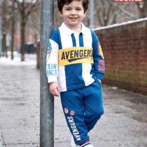 Boys Co-Ord Set for Kids | Full Sleeve Printed T-Shirt & Jogger Pants Set