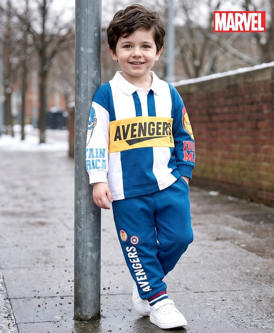 Boys Co-Ord Set for Kids | Full Sleeve Printed T-Shirt & Jogger Pants Set