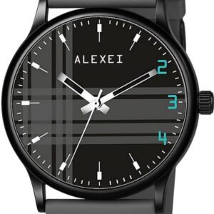 Men’s All-Black Analog Watch with Matte Black Dial, Date Display and Black PVD Stainless Steel Bracelet | 42mm Case | 50M Water Resistant | Bold Formal and Casual Watch for Men